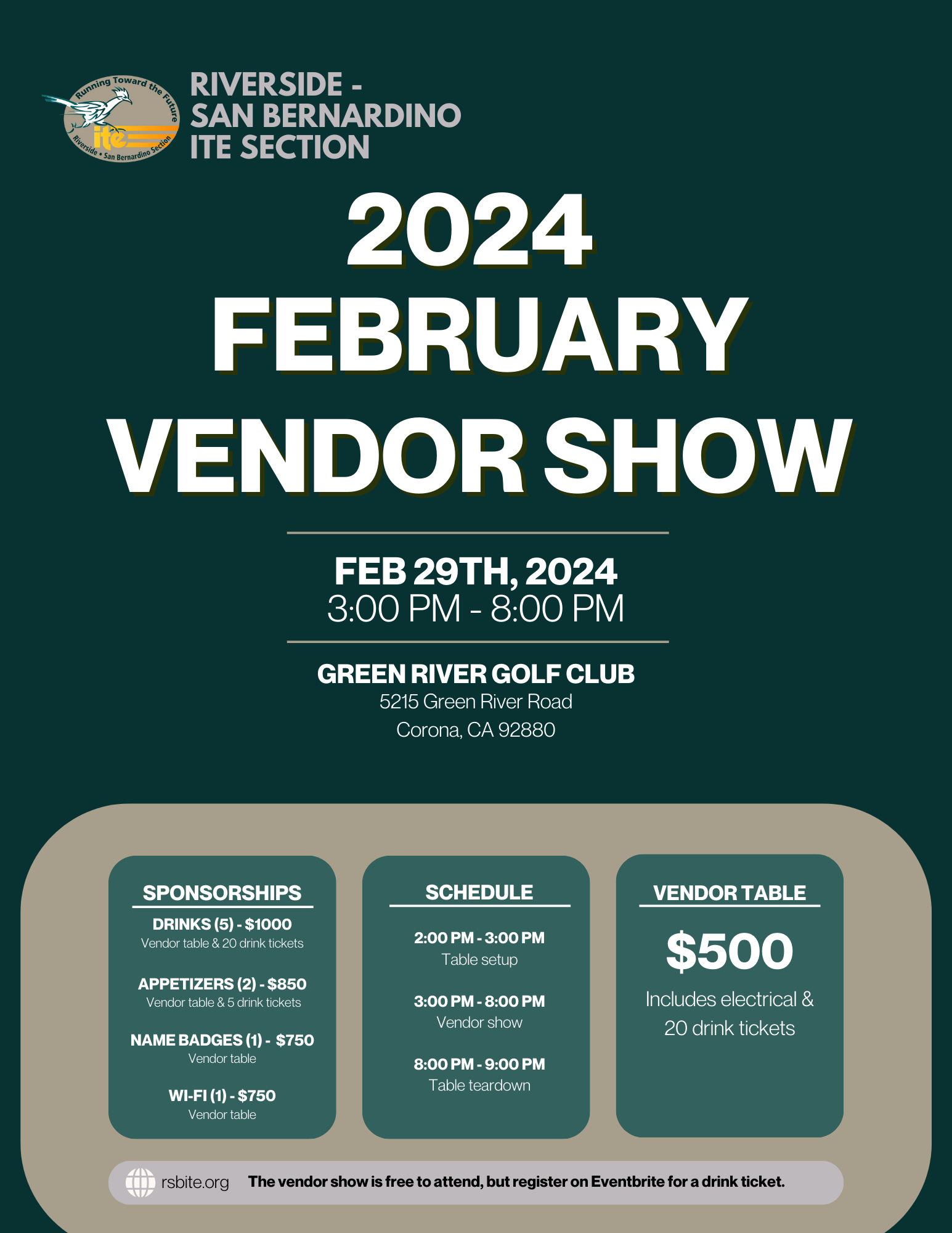 2024 RSBITE February Vendor Show RSBITE